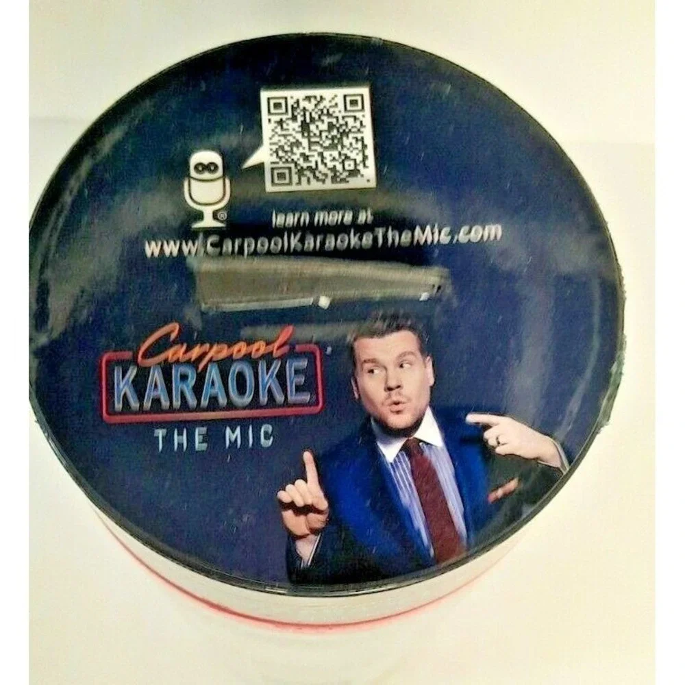 Singing Machine Carpool Karaoke The Mic CPK545 Bluetooth Wireless FM Microphone